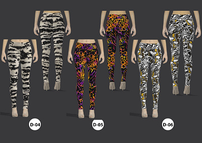 Leggings Trends Collection 2021 3d 3drendering activewrar apparealdesign design fashion design fashionindustry flat flatdesign graphic design graphics illustration illustrations illustrator pattern design photoshop sportswear summer technicaldesig yoga