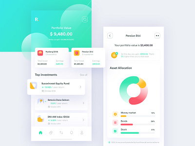 Investment App concept app design finance finance app financial app fintech innovation investment mobile mobile app ui ux