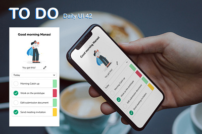 To Do List app dailyui design productivity todo