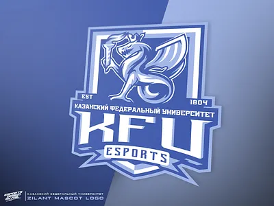 Kazan Federal University Mascot logo branding csgo dota2 esports esports logo esportslogo leagueoflegends logo logotype mascot mascotlogo official logo vector