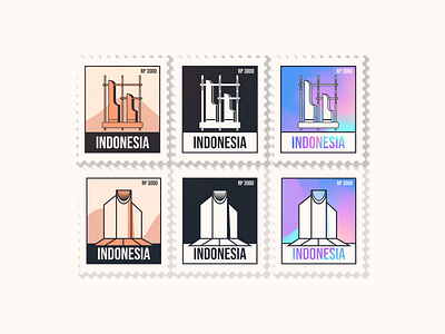 Postage Stamps design indonesia postage stamp