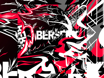 ⚔️Beserk 2.0⚔️ berserk digital art digital illustration gfx graphicdesign illustration poster design red vector vector artwork vector design vector illustration vectorart