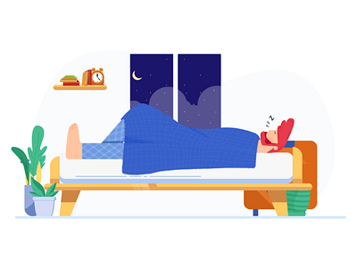 Sleep well art illustrations night sketch sleep vector