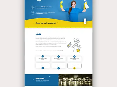 Web Uklid cleaning company web webdesign