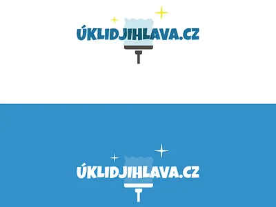 Logo UklidJihlava1 cleaning company logo logodesign