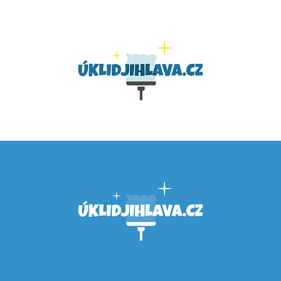 Logo UklidJihlava1 cleaning company logo logodesign