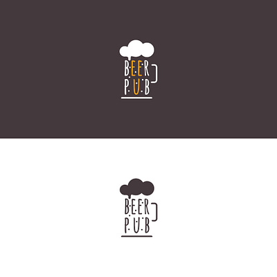 Logo BeerPub coaster drinks menu logo printing pub virtual order