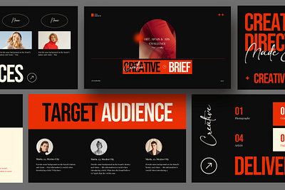 Creative Brief Template brief creative history market pitch deck presentation template timeline