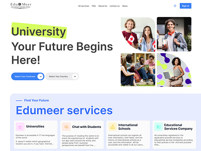 New Update of Edumeer Academy graphic design ui ux ux design web web design