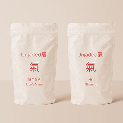 Unjaded Qi brand identity branding chinese medicine packaging design print design qi tcm unjaded