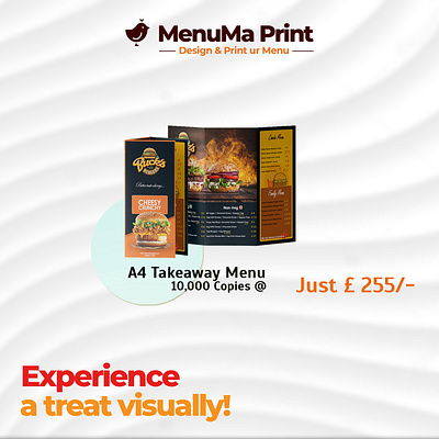 A4 Takeaway Menu Design design menu menu design