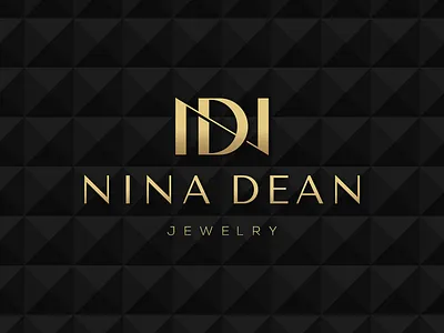 Nina Dean / Jewelry brand branding design icon idea illustration logo mark symbol typography