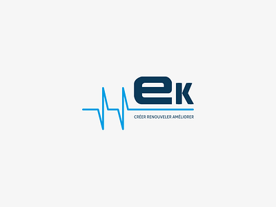 Logo - EK brand brand design brand identity branding care corporate design graphic graphic design health healthcare logo logo design logotype medical mri scanner