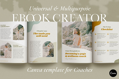 eBook & Guide Template for CANVA branding brochure business canva catalogue clean download elegant free magazine modern portfolio template templates