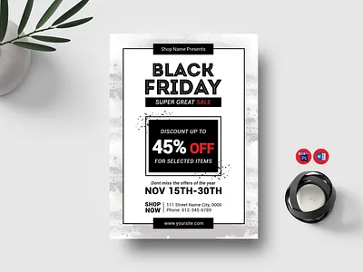 Black Friday Flyer Template black friday flyer template