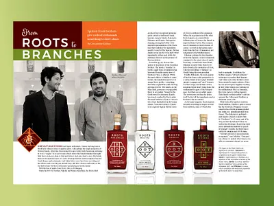 Feature Design Editorial on Product art direction creative direction editorial design food good design llc graphic design luxury magazine publication restaurants spirits