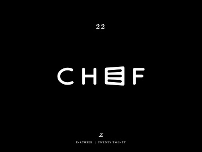 Inktober20 Day 22 art artist branding cooking creative design icon illustration inktober inktober2020 logo minimalist typography