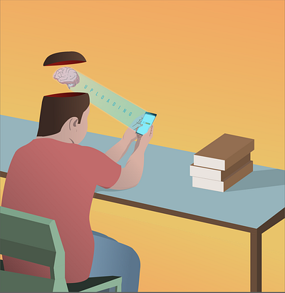 manipulation animation funny illustration influence internet manipulation uploading vector