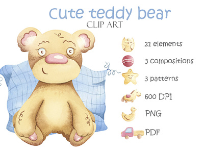 Сute teddy bear