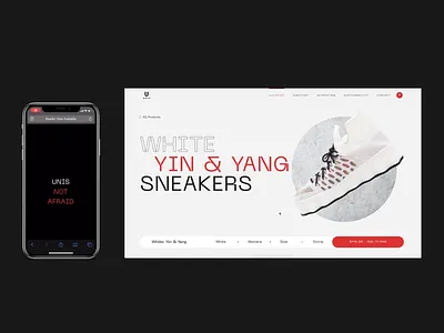 Unis Footwear: Yang Sneakers animation branding design ecommerce ecommerce design graphic design mobile product design product design shopify sneakers sustainable sneakers typography ui ui animation unis footwear ux web web design website womens sneakers