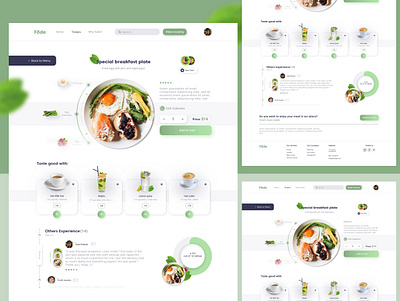 #3 - Online food ordering design food food and drink minimal order ordering site ui uidesign uiux uxdesign uxui web website