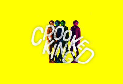 Crooked King branding design illustration logo design music photography social media typography