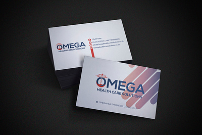 Omega Logo branding businesscard design flat icon illustration logo logo design minimal typography ux