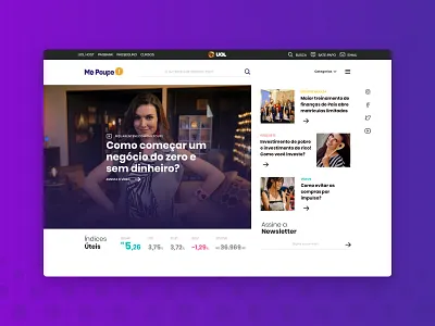 Me Poupe! Website - Redesign brazil finances frontend mepoupe money redesign redesign concept webflow