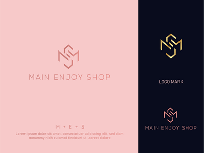 MES initial luxury cosmetics logo boutique logo brand identity cosmetics design gold color initial logo logo design luxury m logo m s initial mes logo modern logo ms signature logo trendy logo 2021