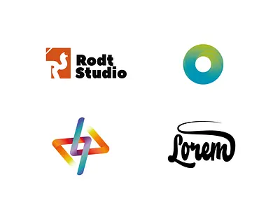 Flat simple logo design with unique style art branding design flat graphic design illustration logo minimal typography vector