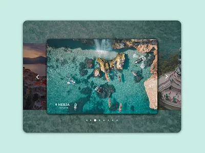 Daily UI 072 beautiful clean daily ui daily ui 072 daily ui 72 dailyuichallenge desktop design figma image slider minimal nejra simple slides slideshow spain travel ui user experience userinterface ux