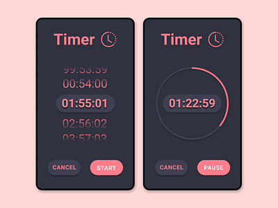 Daily UI 014 - Countdown Timer clock dailyui dailyui014 dailyuichallenge timer uidaily uidailychallenge