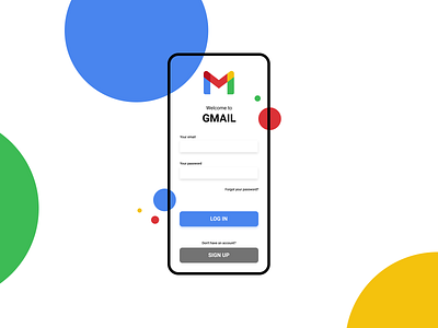 Gmail App UI design digital art digital design figma interface ui ui design user interface user interface ui ux design