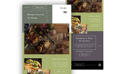 Ordering Take Away Restaurant design graphic design ui ux web web design website website concept website design