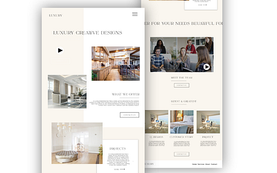 Luxury Concept Design design graphic design ui ux web web design website website concept website design