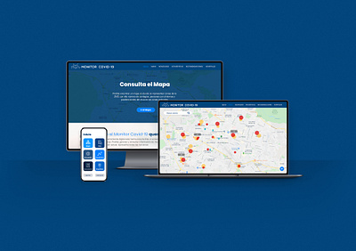 Monitor Covid-19 app appdesign appdesigner colors design icons interface minimal ui ux web webdesign