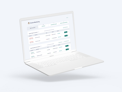 Online learning - session monitoring platform customer care dashboard online learning platform