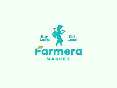 Farmera Market Logo Proposal app branding color design icon illustration logo symbol vector web