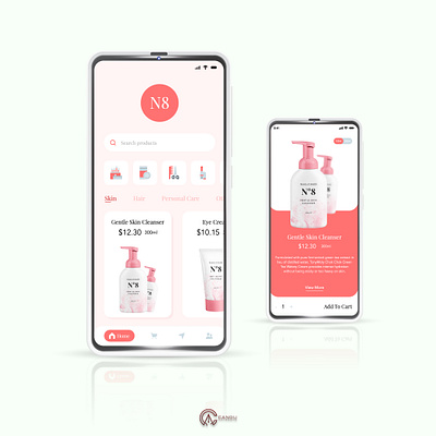 Beauty Product UI adobexd mockupdesign ui uidesign