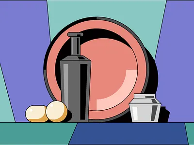 Still-life illustration illustrator