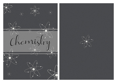 Chemistry Notebook cover adobe illustrator digital art digital illustration illustration note notebook notebook cover notebook design