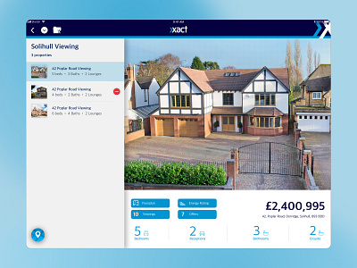 Estate Agent Property Viewing app branding ios mobile property property marketing real estate ui