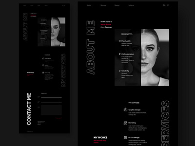 Porsonal website account challenge design figma layout minimal page page layout personal brand personal website ui ux