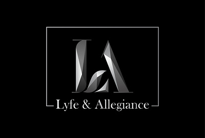 Lyfe & Allegiance Logo Design - LA Monogram Logo brand identity branding geometric logo illustration initial letter logo la monogram logo la monogram logo logo design minimalist logo monogram logo polygonal logo
