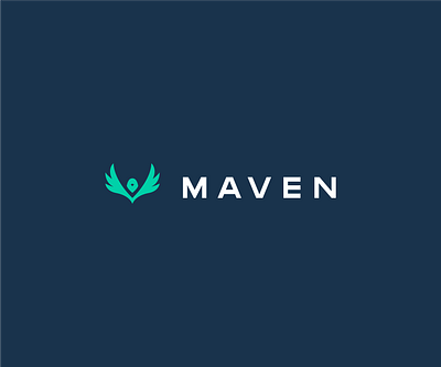 Maven Logo branding design flat icon logo minimal vector