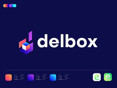 D letter logo design for concept delbox (unused) abstract logo agency best brand identity designer best logo designer brand identity branding branding design creative logo d d letter d letter logo d logo letter logo letter logo design lettering logo designer logo mark logodesign logotype modern logo
