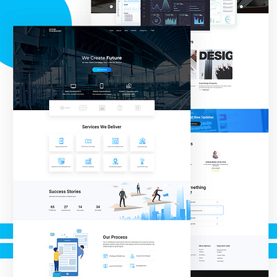Web Page app typography ui ux website