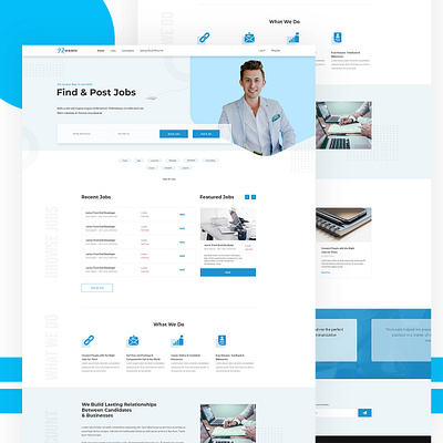 Web Page layoutdesign ui ux website design