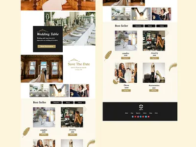 wedding branding elegant hire me photoshop simple website