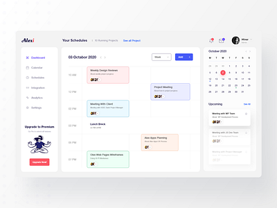 Calendar Apps Exploration bold calendar app calendar ui design inspiration minimal minimalist trend typogaphy ui uidesign web app
